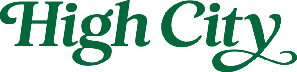 high city logo green